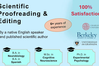 proofread and edit your scientific manuscript
