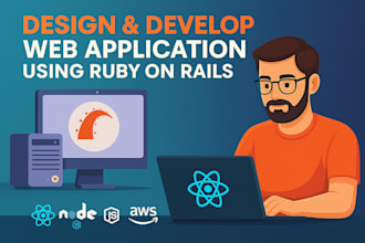 design and develop web application using ruby on rails
