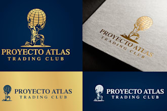 design a unique high quality atlas logo for your company