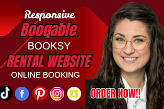 build booqable rental website, online booking website booqable online rental SEO