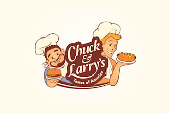 design captivating new burger franchise logo