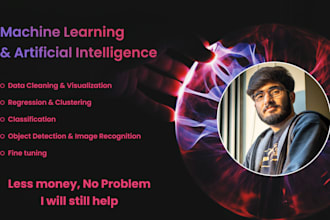 do data cleaning, regression, classification and clustering for your ai model