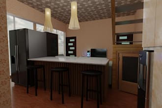 create an interior 3d design