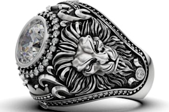 sculpt 3d jewelry model, belt buckle, ring design, bracelet,necklace 3d printing