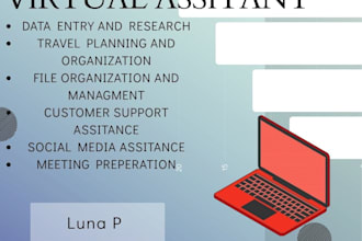 be your reliable and detail oriented virtual assistant