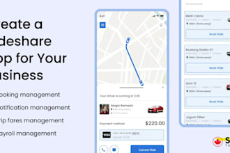 develop ridesharing app car rental app ridesharing website taxi ride share app