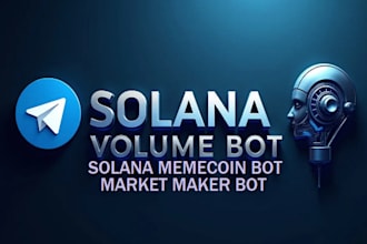 setup solana volume bot, market maker bot, solana bot, solana memecoin bot