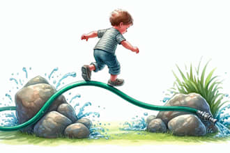 illustrate children story book illustration and children story book