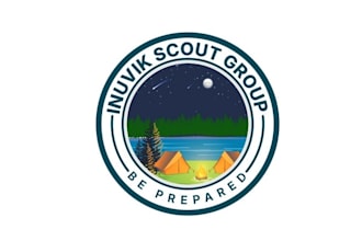 design artwork sustainability logo for the scout group
