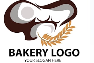 professional a create unique elegant design bread logo
