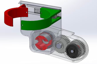design and 3d print custom parts or phototyps using sldworks