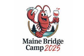 design professional maine bridge camp logo