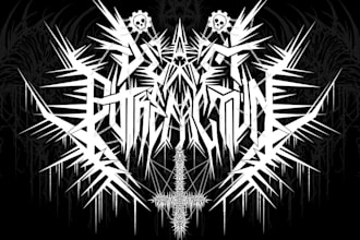 design heavy metal or extreme metal logo for your band