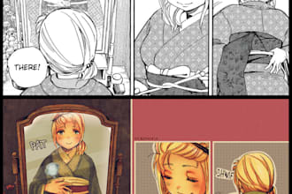 color a manga, comic or illustration