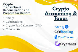 do crypto accounting in koinly, ctc, cointracking crypto tax