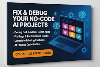 fix test improve develop vibe coding ai app bolt lovable replit base mvp project