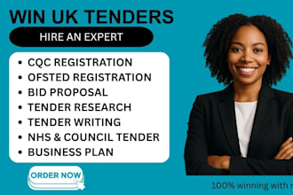 support cqc registration, policies procedures preparation and win tenders