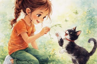 illustration watercolor children storybook