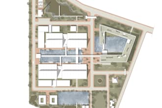 render architectural and landscape masterplan, maps