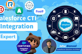 be salesforce and telephony integration specialist, twilio, ringcentral, etc