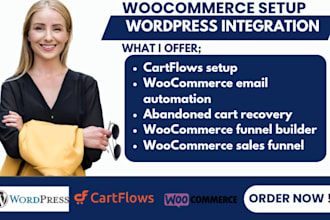 setup cartflows woo commerce abandoned email automations welcome