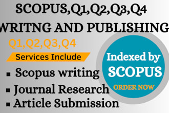 write and rewrite publish article in scopus, sci, ssci, ieee indexed journals