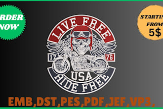 quickly digitize any custom embroidery design