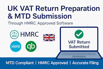 do vat bookkeeping and submit uk vat returns to hmrc