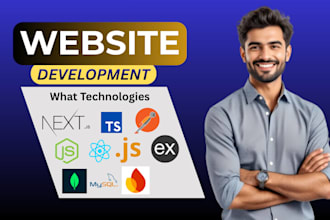 do full stack website, custom website development