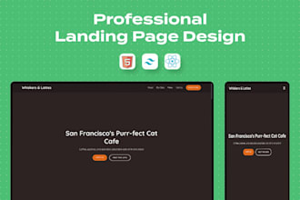 create high converting landing page or sales funnel for lead generation
