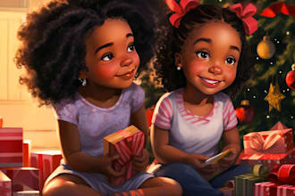 illustrate african american children book illustrations
