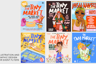 illustrate your event flyer
