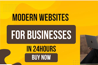 design modern websites for business