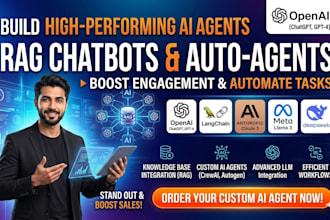 ai agents rag chatbot with openai chat gpt, langchain, claude, llama, deepseek