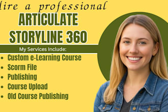 create articulate storyline elearning online course scorm game course design 360
