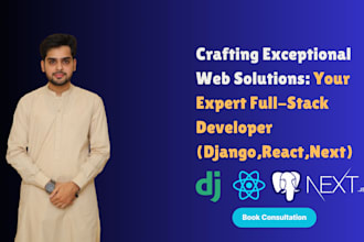 develop website or saas application in python django