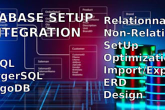 set up and integrate your database professionally