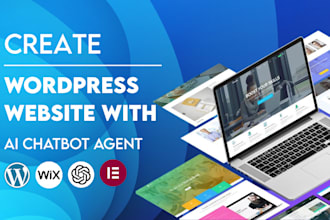 create wordpress ai website design and development with ai chatbot