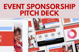 design event sponsorship pitch deck, sponsorship proposal, investor pitch deck