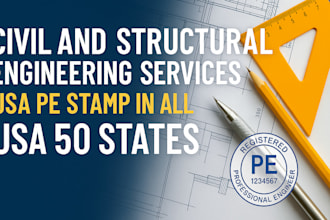 civil and structural engineering service usa pe stamp in alaska, alabama, texas