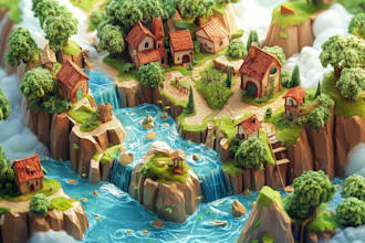 do stunning fantasy art and scifi environment concept art illustratio