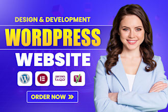 design redesign wordpress website, website development as a full stack developer