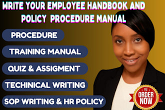 ghostwrite employee handbook job descriptions and hr documents for your company