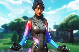 create a professional fortnite thumbnail