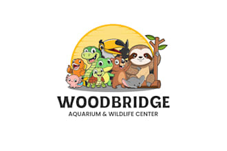 design awesome aquarium wildlife center logo