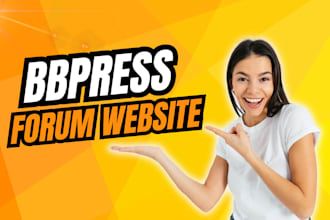 create a bbpress forum website