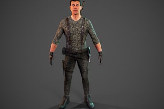 custom 3d fighter for unity game,3d creature,figurine sculpt,toy,weapon 3d mod