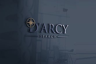 design classic nautical theme legal recruiting logo