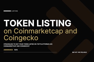 do memecoin token listing, ico listing, coin listing on coingecko coinmarketcap