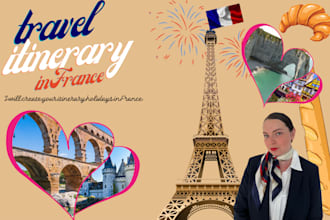 create your itinerary in france